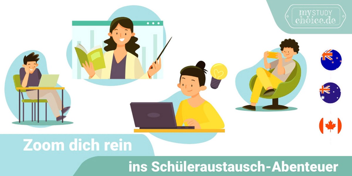 Zehn Zoom-Infoveranstaltungen mit Schulen aus Kanada, Neuseeland und Australien zum Auslandsjahr (© MyStudyChoice)