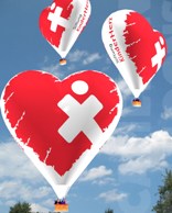 Die Organisatoren der Balloon Sail und die Stiftung KinderHerz bauen das größten Herzens der Welt Die Organisatoren der Balloon Sail und die Stiftung KinderHerz bauen das größten Herzens der Welt