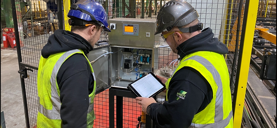 Rockwell Automation digitalisiert die Instandhaltung bei Barrett Steel (Bildquelle: @ Rockwell Automation) Rockwell Automation digitalisiert die Instandhaltung bei Barrett Steel (Bildquelle: @ Rockwell Automation)