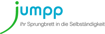 Neues Vereinslogo. Quelle: jumpp – Ihr Sprungbrett in die Selbständigkeit - Frauenbetriebe e.V. Neues Vereinslogo. Quelle: jumpp – Ihr Sprungbrett in die Selbständigkeit - Frauenbetriebe e.V.