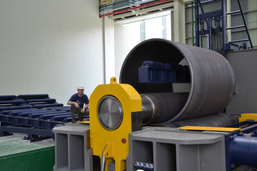 Blechwalze aus der BendingLine MGV-Serie der Hezinger Maschinen GmbH aus Kornwestheim. (Bildquelle: @Hezinger GmbH) Blechwalze aus der BendingLine MGV-Serie der Hezinger Maschinen GmbH aus Kornwestheim. (Bildquelle: @Hezinger GmbH)