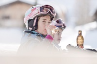 Kraft tanken an der Schneebar (Gorfion Familotel Liechtenstein)