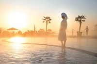 Ruhige Stimmung im Außenbereich der Thermenwelt (c) Bernhard Bergmann (Hotel Larimar) Ruhige Stimmung im Außenbereich der Thermenwelt (c) Bernhard Bergmann (Hotel Larimar)