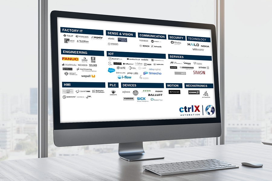 Die Partnerwelt ctrlX World wächst um weitere Partner (Die Bildrechte liegen bei dem Verfasser der Mitteilung.) Die Partnerwelt ctrlX World wächst um weitere Partner (Die Bildrechte liegen bei dem Verfasser der Mitteilung.)