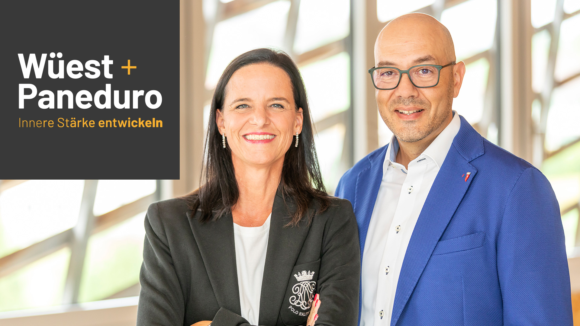 Christine Wüest und Nino Paneduro begleiten Führungskräfte auf dem Weg zu innerer Stärke. (Die Bildrechte liegen bei dem Verfasser der Mitteilung.) Christine Wüest und Nino Paneduro begleiten Führungskräfte auf dem Weg zu innerer Stärke. (Die Bildrechte liegen bei dem Verfasser der Mitteilung.)