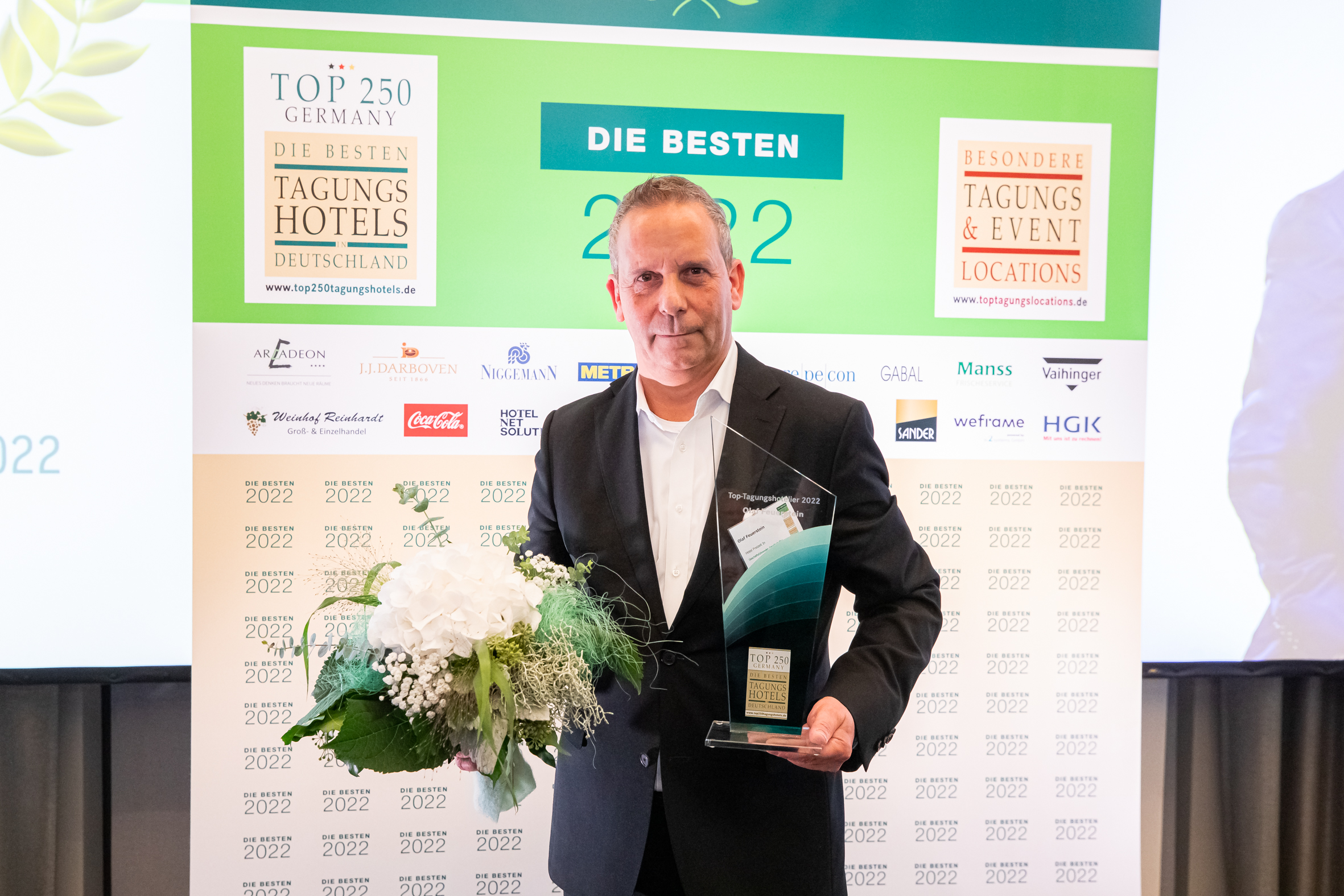 repecon: Olaf Feuerstein zum Top-Tagungshotelier 2022 gewählt ©repecon