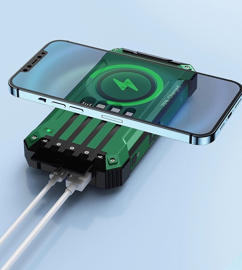 Ladeakku Kraftpaket mit Solarpanel (Die Bildrechte liegen bei dem Verfasser der Mitteilung.)