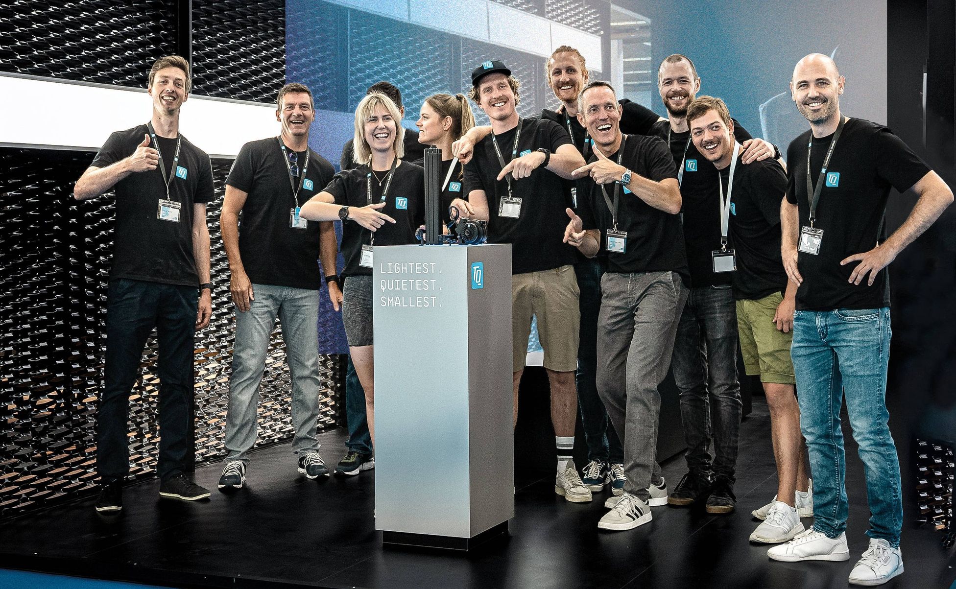 Das Team von TQ-Drives ist stolz auf den innovativen E-Bike-Motor TQ-HPR50 (Bildquelle: @TQ-Group) Das Team von TQ-Drives ist stolz auf den innovativen E-Bike-Motor TQ-HPR50 (Bildquelle: @TQ-Group)