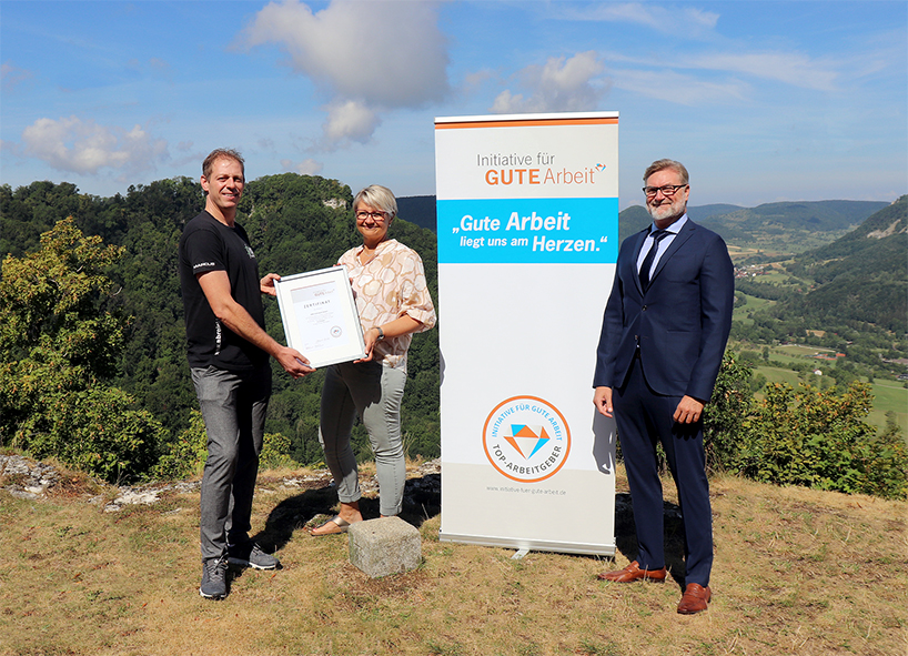 Geislingen. Das ABR Elektronik Team feiert Top Arbeitgeber Zertifizierung (Die Bildrechte liegen bei dem Verfasser der Mitteilung.)