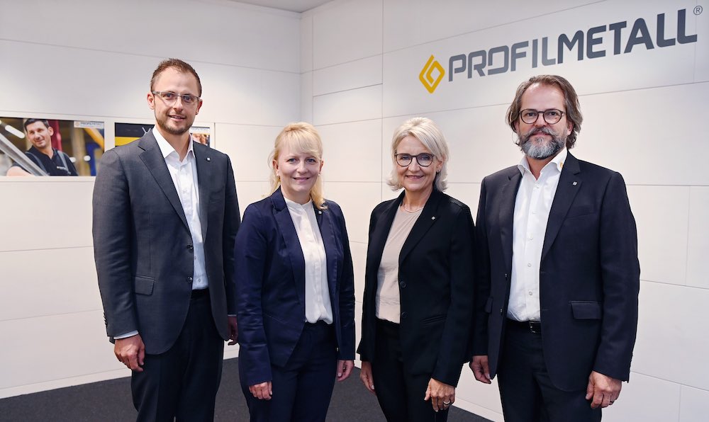 PROFILMETALL erweitert Geschäftsführung und intensiviert Wachstumskurs (Bild: PROFILMETALL). PROFILMETALL erweitert Geschäftsführung und intensiviert Wachstumskurs (Bild: PROFILMETALL).