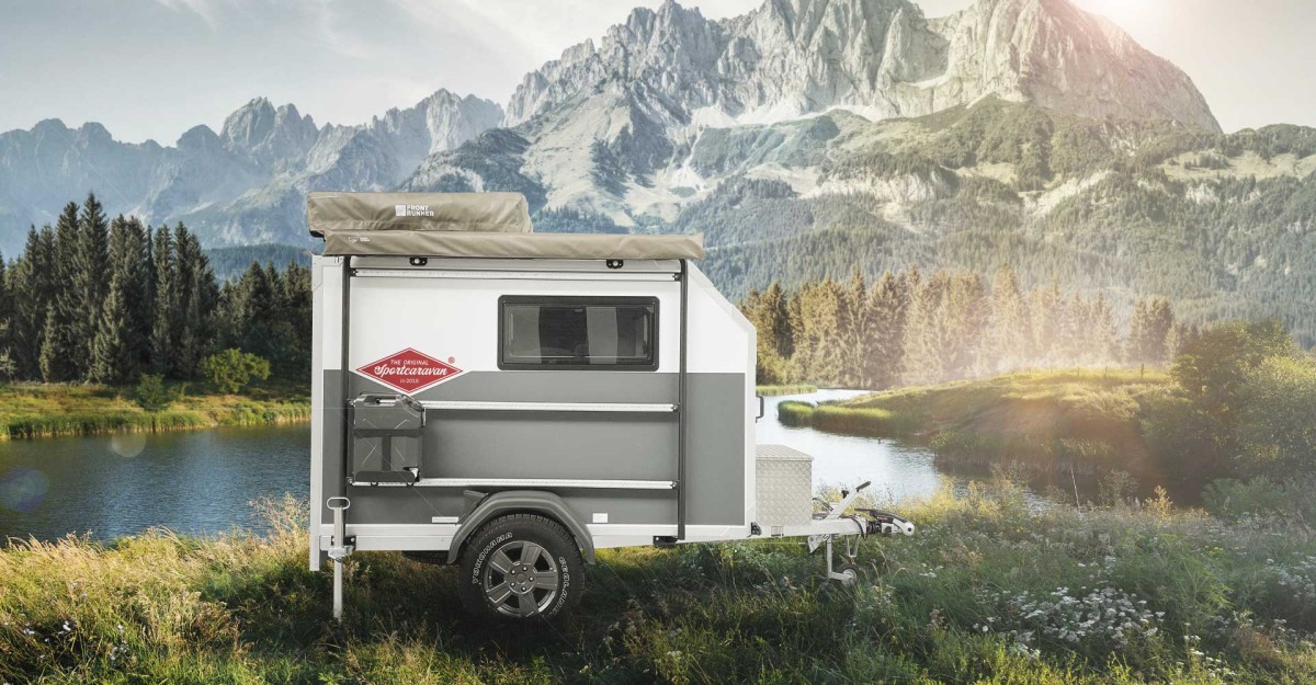 130 cm Breite, 140 cm Höhe und sagenhafte 250 cm Länge bringen dich ins Staunen. (© The original Pportcaravan)
