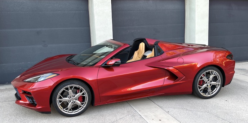 SmartTOP Zusatz-Verdecksteuerung für die Chevrolet Corvette C8 (Die Bildrechte liegen bei dem Verfasser der Mitteilung.)