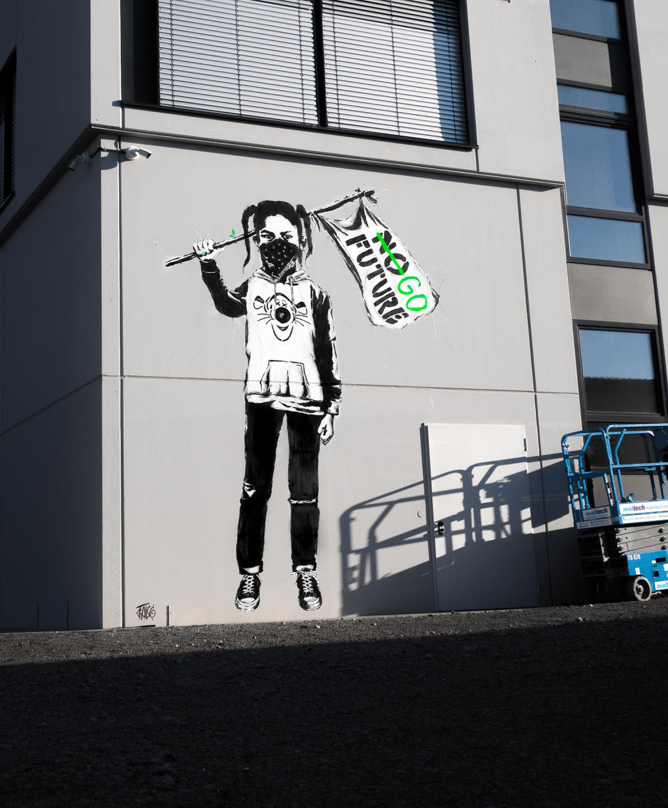 Falco Crea Go Future -Kuratiert von Philipp Weingardt Golden Ei Gallery - Streetartcorner.de (Die Bildrechte liegen bei dem Verfasser der Mitteilung.)