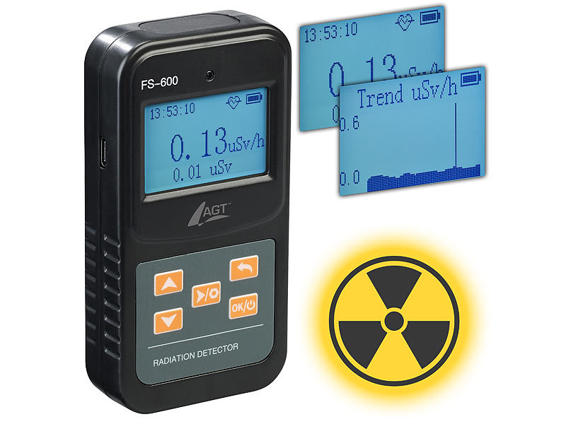 AGT Digitaler Geigerzähler für Alpha-, Beta-& Gammastrahlung, LCD-Display, www.pearl.de (Die Bildrechte liegen bei dem Verfasser der Mitteilung.) AGT Digitaler Geigerzähler für Alpha-, Beta-& Gammastrahlung, LCD-Display, www.pearl.de (Die Bildrechte liegen bei dem Verfasser der Mitteilung.)