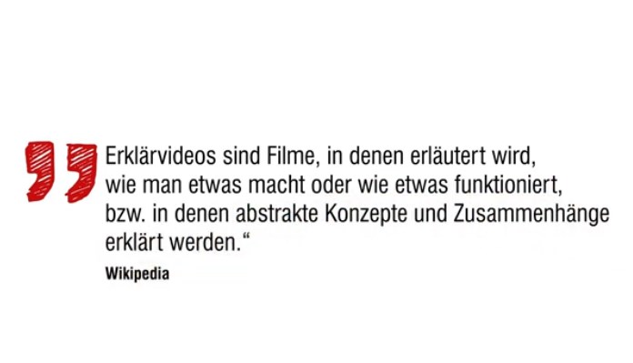 Wie entsteht ein Erklärfilm (Die Bildrechte liegen bei dem Verfasser der Mitteilung.)