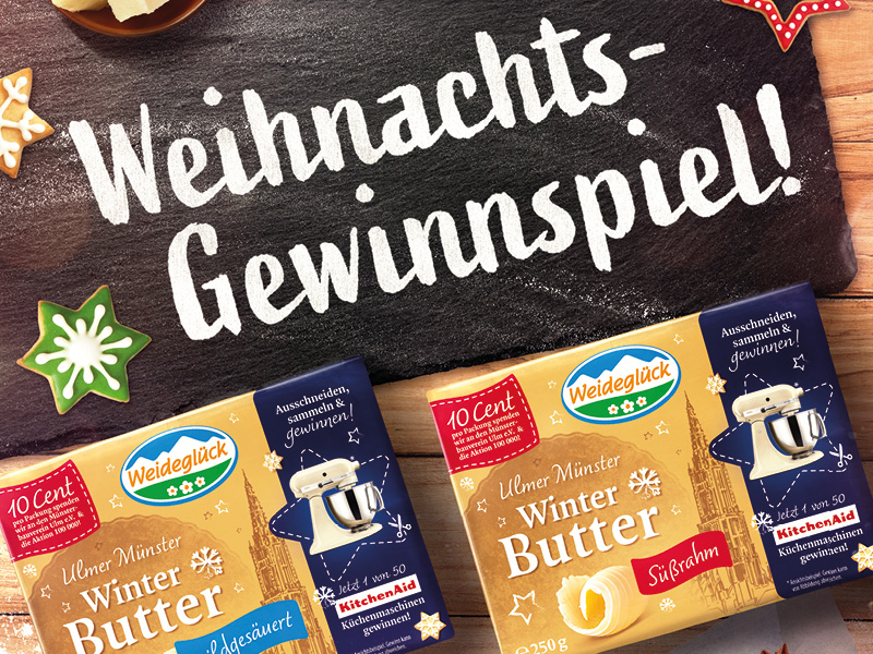 Mitmachen und eine von 50 Küchenmaschinen der Marke KitchenAid gewinnen. (Bildquelle: Milchwerke Schwaben) Mitmachen und eine von 50 Küchenmaschinen der Marke KitchenAid gewinnen. (Bildquelle: Milchwerke Schwaben)