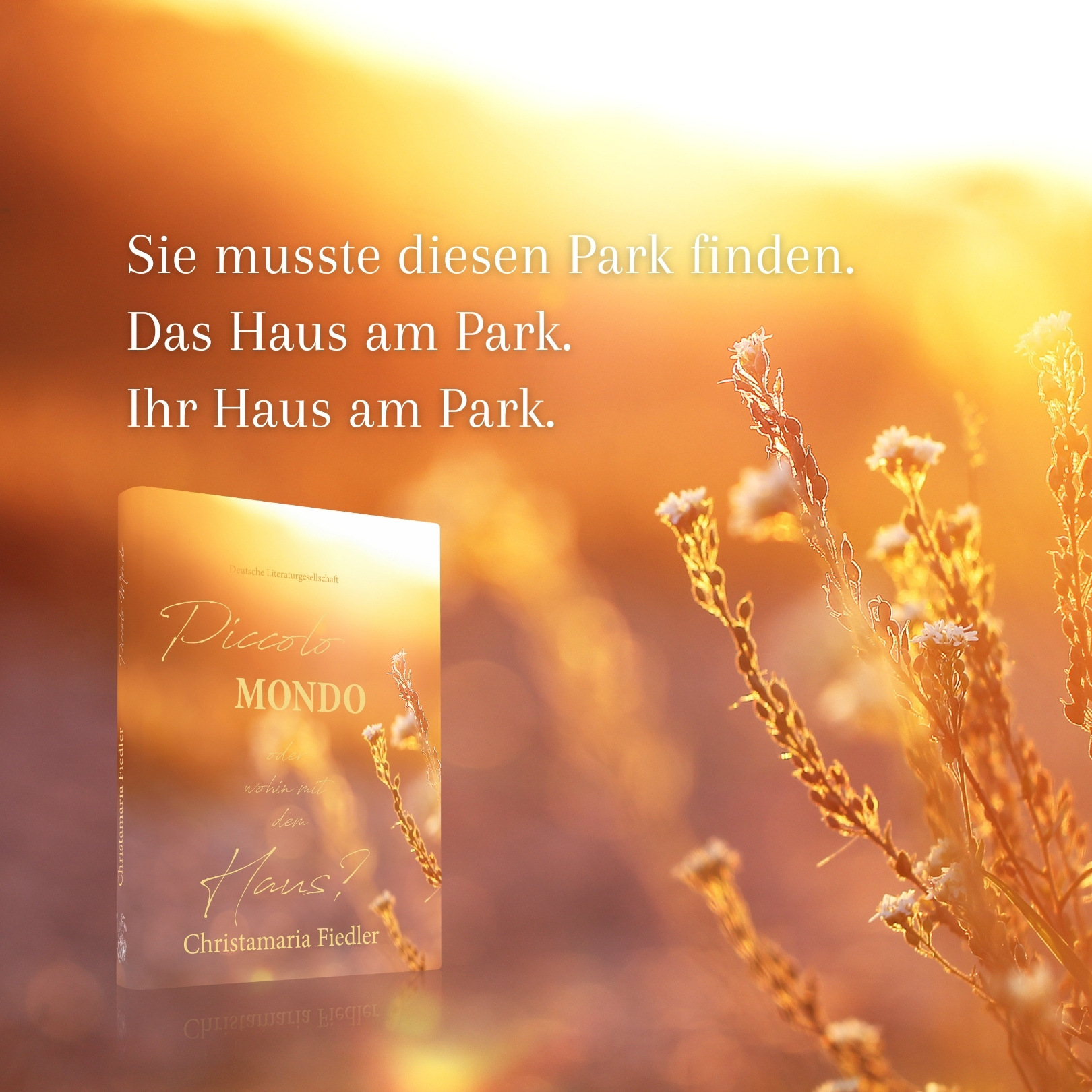 Deutsche Literaturgesellschaft, Christamaria Fiedler, Piccolo Mondo (Die Bildrechte liegen bei dem Verfasser der Mitteilung.)