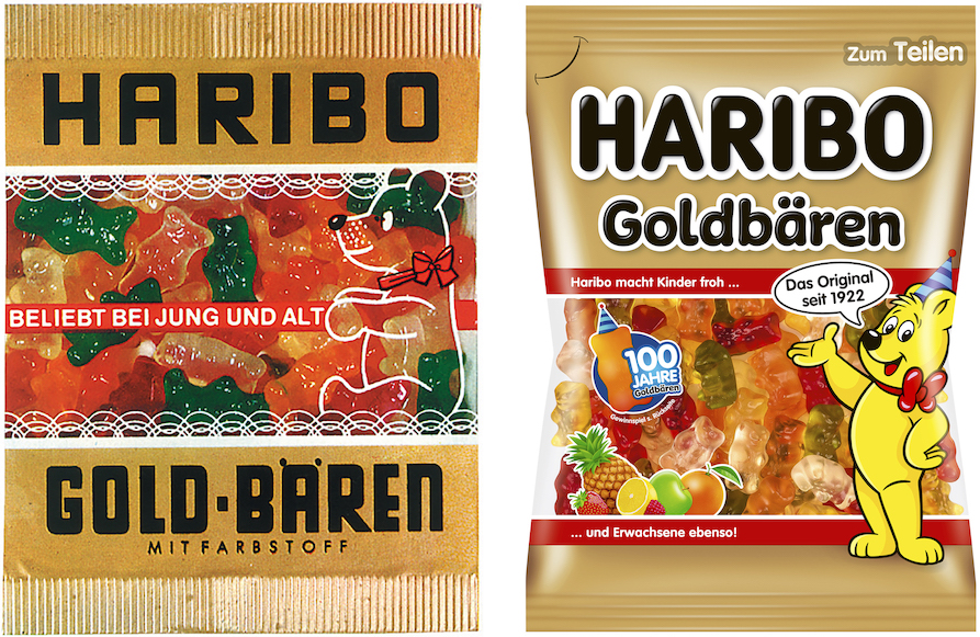 Die Auszeichnung als„Verpackung des Jahres“geht 2022 an„HARIBO Goldbären“. (Bildquelle: HARIBO GmbH& Co. KG, Deutsches Verpackungs-Museum)