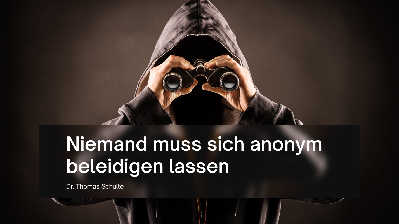 Reputationsrecht -"Du dunkler Parasit" - niemand muss sichöffentlich beleidigen lassen (Die Bildrechte liegen bei dem Verfasser der Mitteilung.) Reputationsrecht -"Du dunkler Parasit" - niemand muss sichöffentlich beleidigen lassen (Die Bildrechte liegen bei dem Verfasser der Mitteilung.)