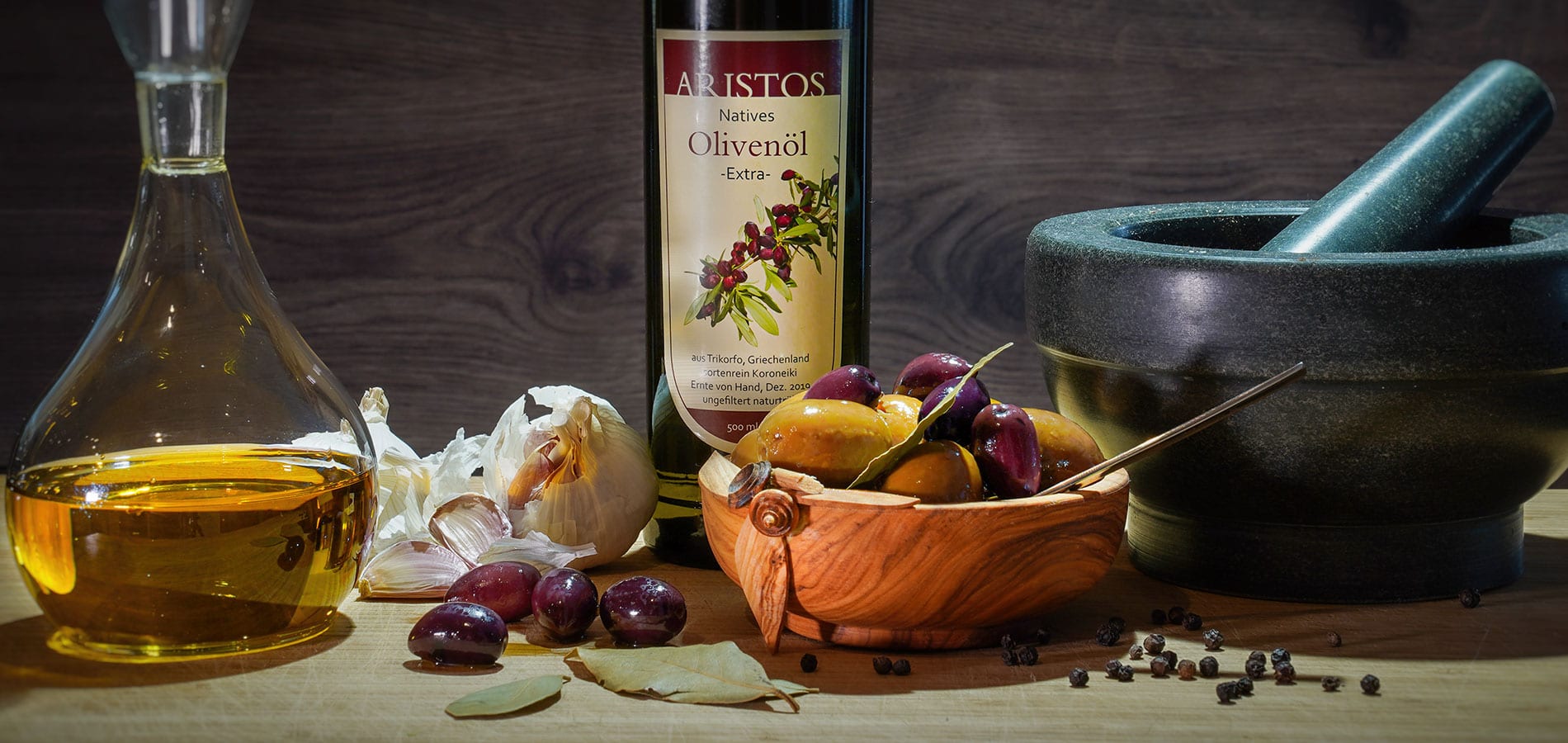 ARISTOS Olivenöl (Die Bildrechte liegen bei dem Verfasser der Mitteilung.)