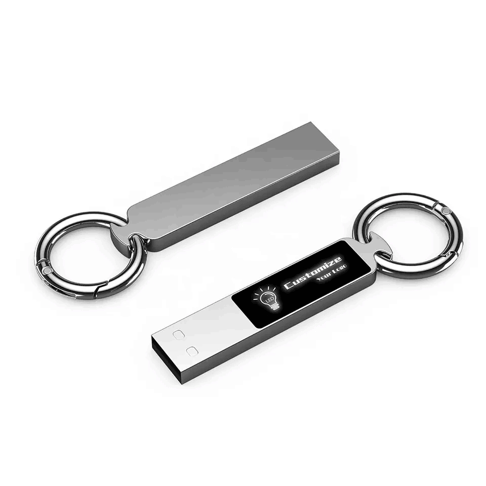 USB Stick mit leuchtendem Logo (Die Bildrechte liegen bei dem Verfasser der Mitteilung.)