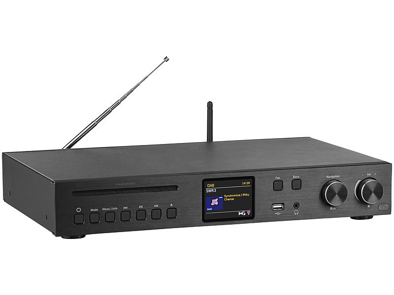 VR-Radio WLAN-HiFi-Receiver IRS-715, Internetradio, DAB+& UKW, CD, Bluetooth, 60 Watt, www.pearl.de (Die Bildrechte liegen bei dem Verfasser der Mitteilung.) VR-Radio WLAN-HiFi-Receiver IRS-715, Internetradio, DAB+& UKW, CD, Bluetooth, 60 Watt, www.pearl.de (Die Bildrechte liegen bei dem Verfasser der Mitteilung.)