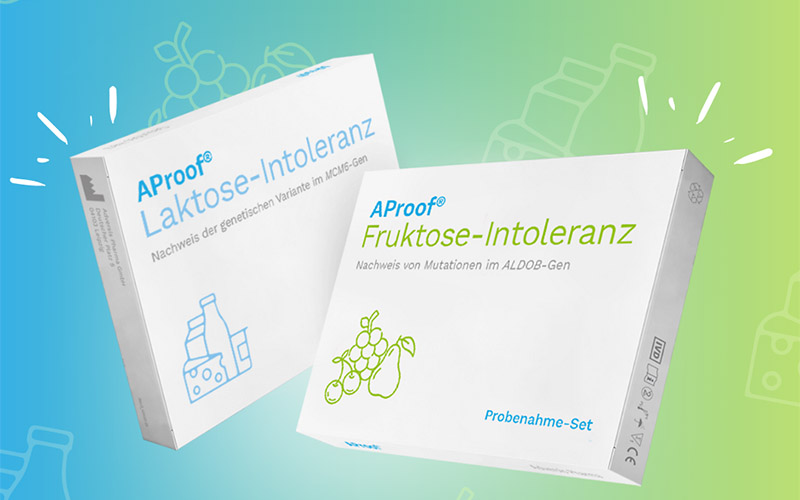 NEU: AProof®Laktose-Intoleranz Test& AProof®Fruktose-Intoleranz Test (Die Bildrechte liegen bei dem Verfasser der Mitteilung.) NEU: AProof®Laktose-Intoleranz Test& AProof®Fruktose-Intoleranz Test (Die Bildrechte liegen bei dem Verfasser der Mitteilung.)