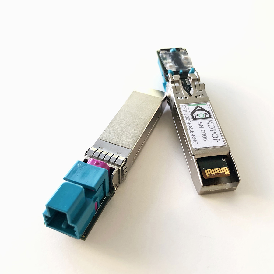 KDPOF bietet erstes optisches 1000BASE-RH Small Form-factor Modul„EVB9351-SFP“für automotive Ether (Die Bildrechte liegen bei dem Verfasser der Mitteilung.) KDPOF bietet erstes optisches 1000BASE-RH Small Form-factor Modul„EVB9351-SFP“für automotive Ether (Die Bildrechte liegen bei dem Verfasser der Mitteilung.)
