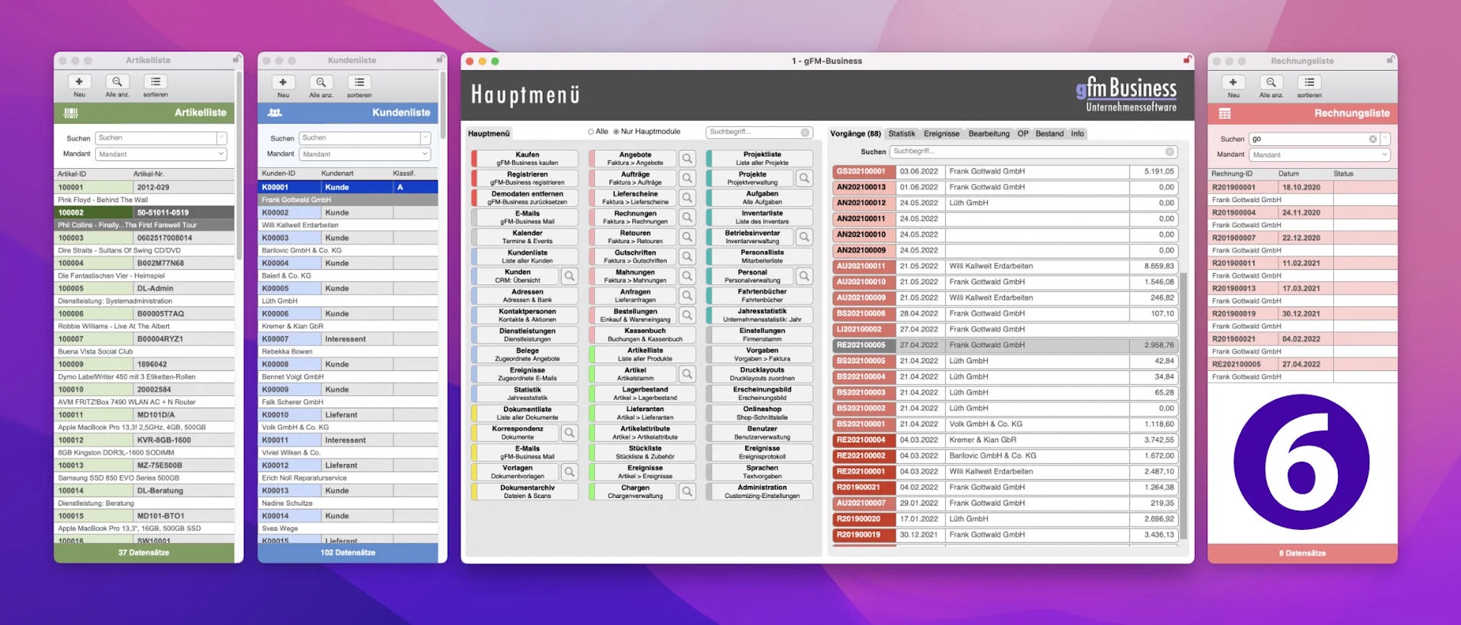 Anpassbare ERP-Software auf Basis der Claris FileMaker Plattform