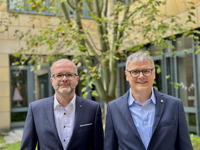 Die CGI-Standortleitung in Kassel: Stefan Kinne (links) und Thomas Lipka (Quelle: CGI)