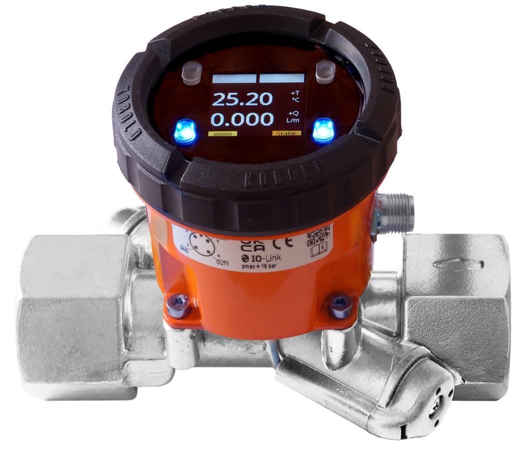 Ultraschall-Durchflussmesser DUK mit Option C3T0 von Kobold mit Farb-Multi-Display (© Kobold Messring GmbH)