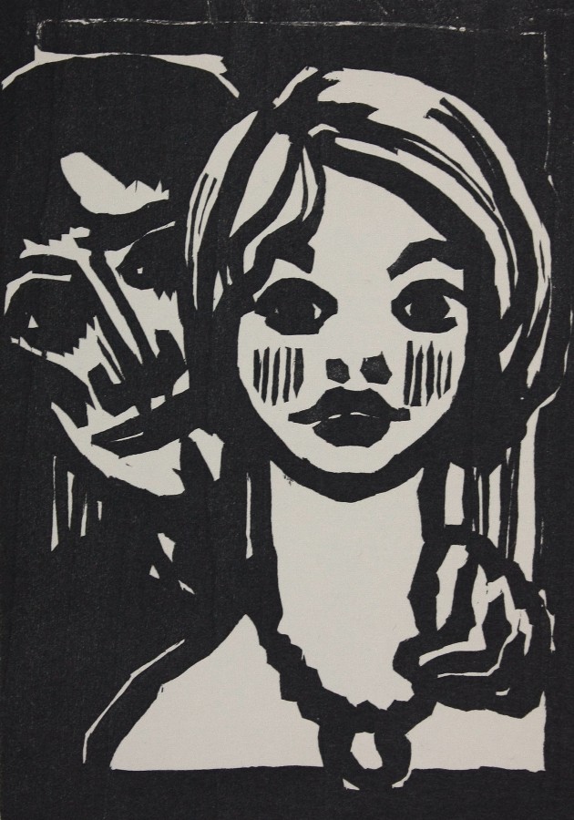 Emil Nolde, Mann und junges Mädchen (© ) Emil Nolde, Mann und junges Mädchen (© )