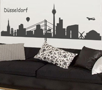 Wandtattoo Skyline Bonn Wandtattoo Skyline Bonn