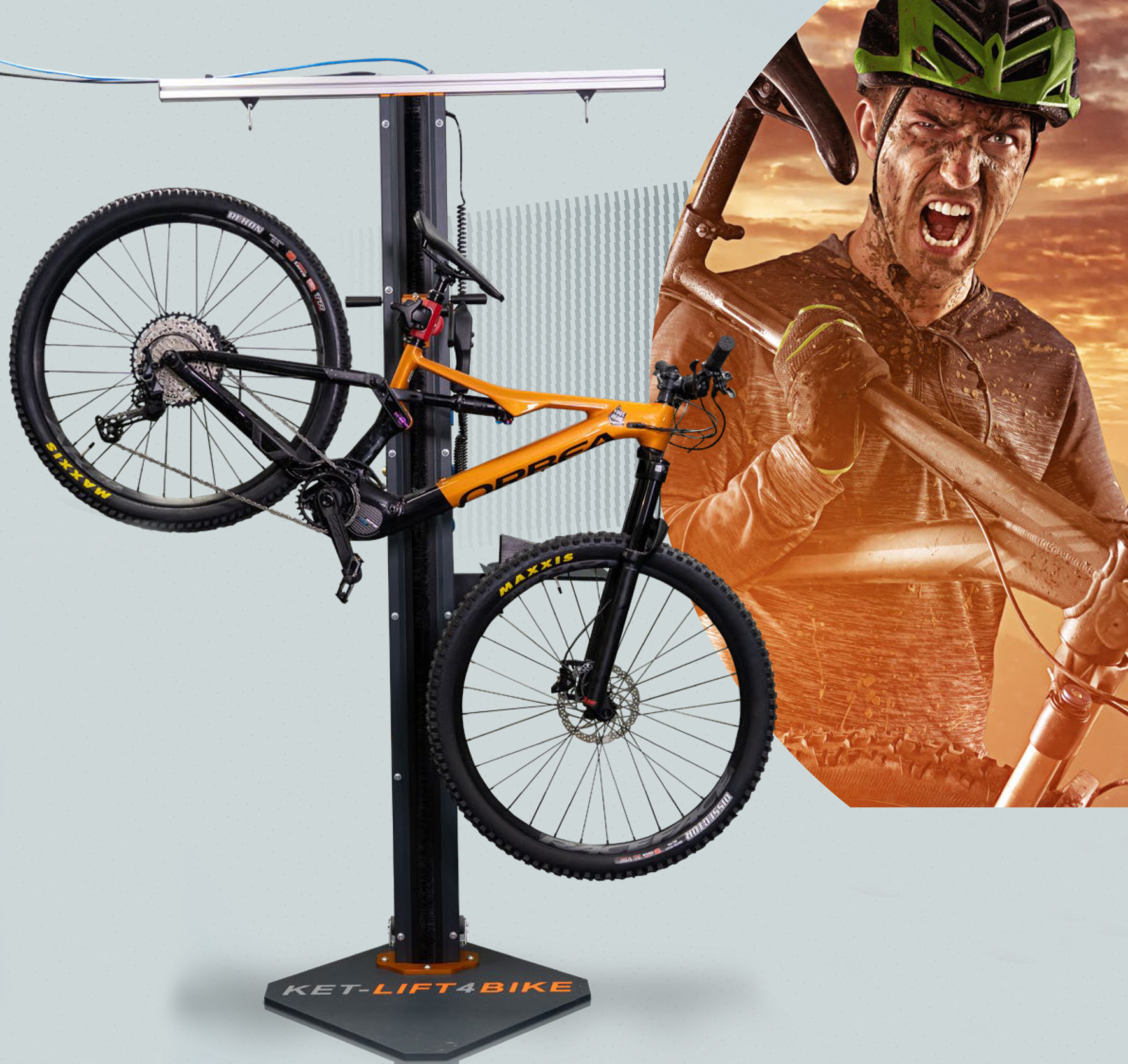 Maximale Funktionalität für geniale Erlebnisse verspricht KET-LIFT4BIKE von Ketterer. (Die Bildrechte liegen bei dem Verfasser der Mitteilung.)