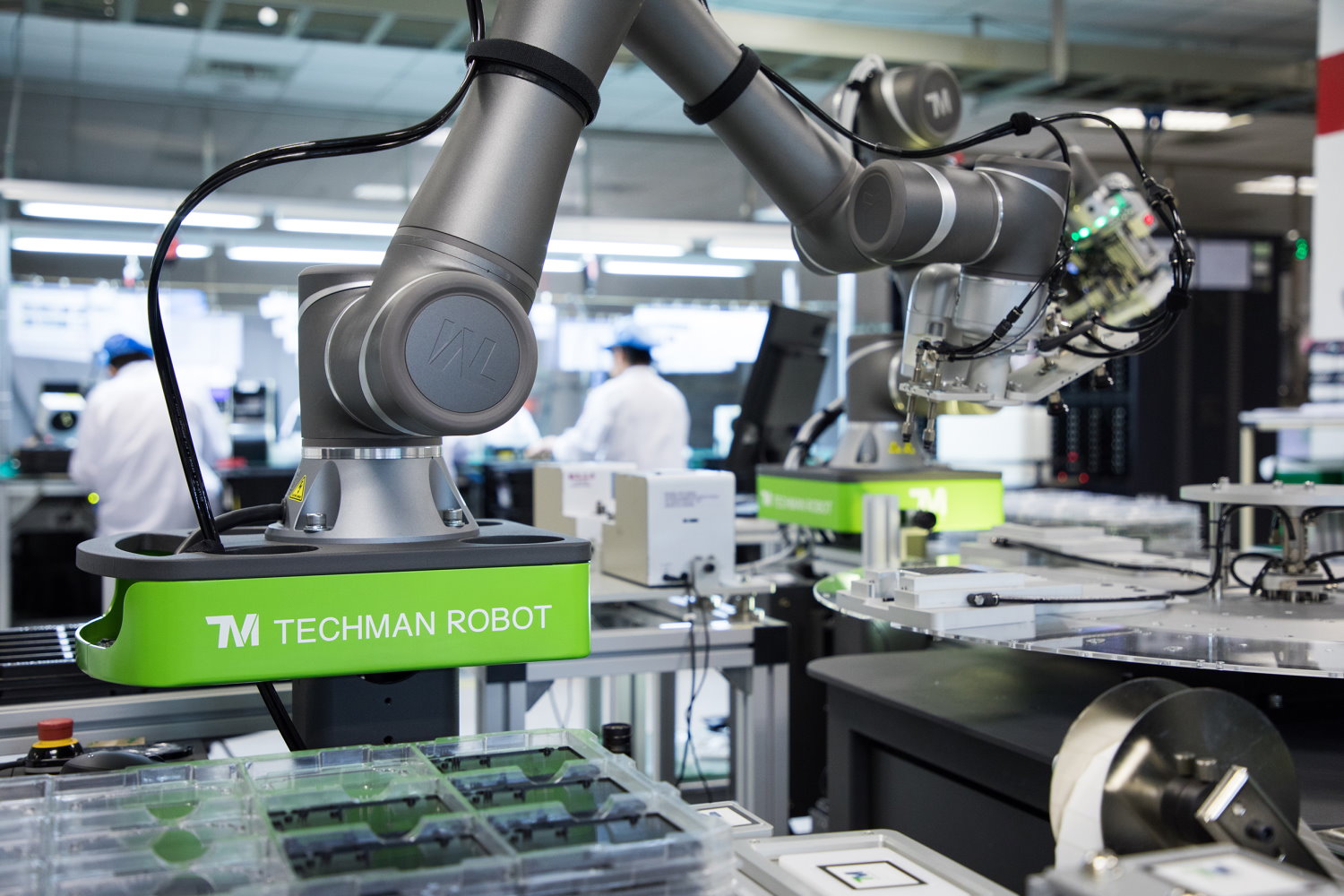 Techman Robot (Die Bildrechte liegen bei dem Verfasser der Mitteilung.) Techman Robot (Die Bildrechte liegen bei dem Verfasser der Mitteilung.)