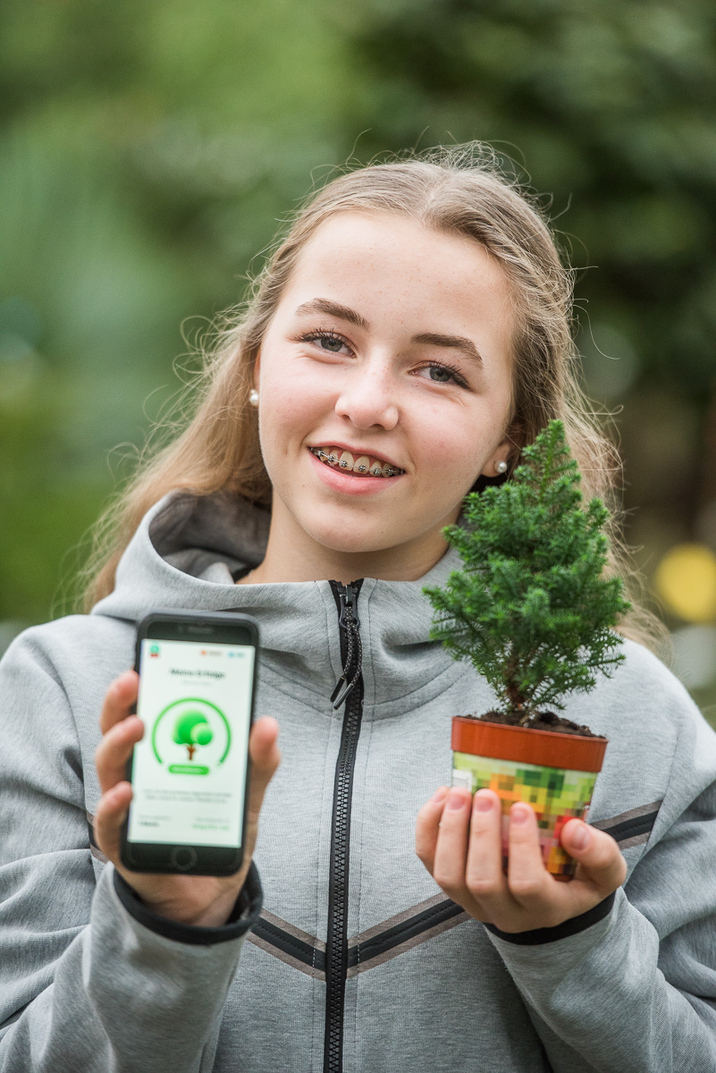 Lernen für den Klimaschutz: In ihrer Nachhilfe-App erhalten Schülerinnen und Schüler Belohnungspunkt (Die Bildrechte liegen bei dem Verfasser der Mitteilung.)