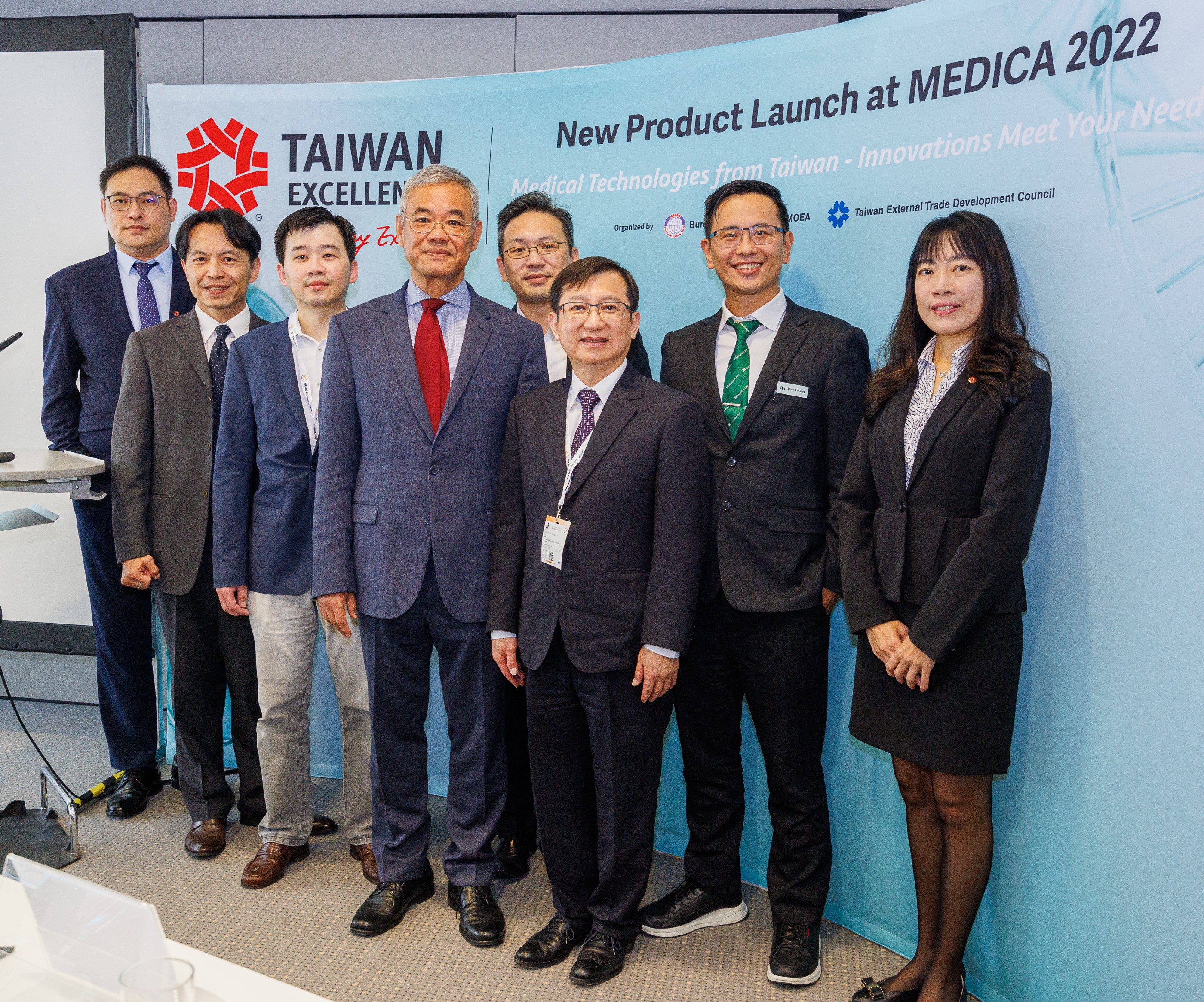 Die Taiwan Excellence Pressekonferenz im Rahmen der MEDICA 2022 in Düsseldorf. Die Taiwan Excellence Pressekonferenz im Rahmen der MEDICA 2022 in Düsseldorf.