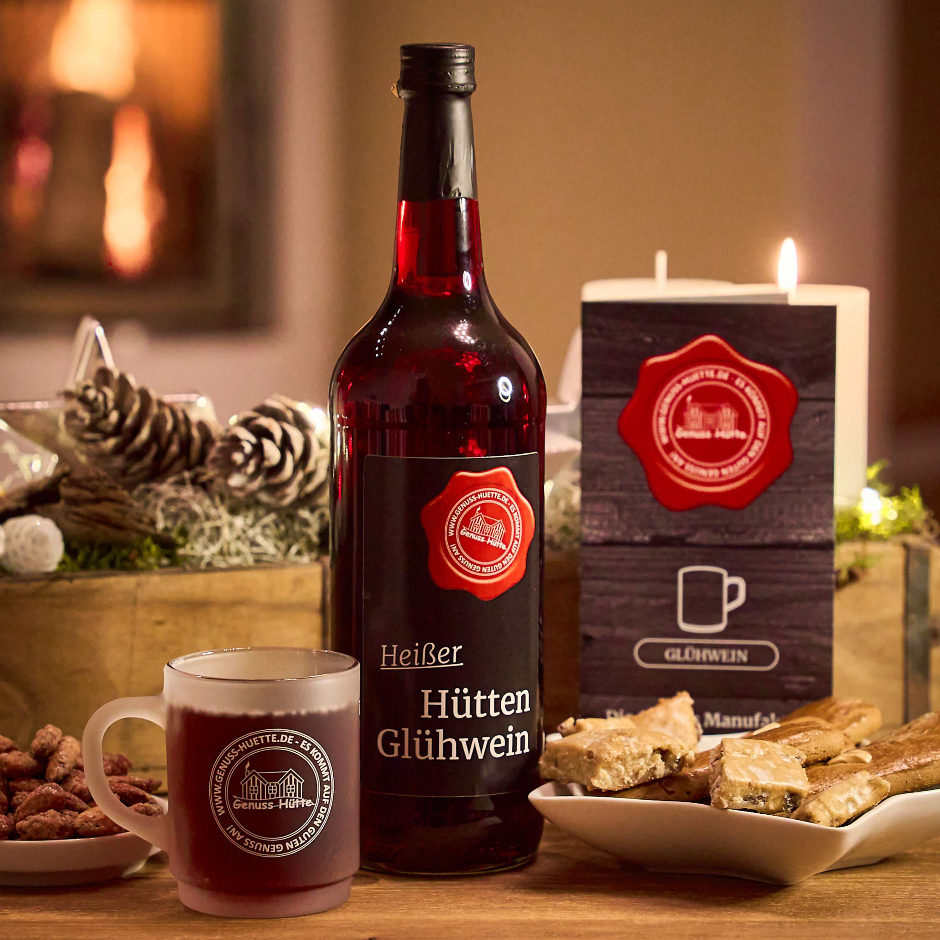 Glühwein-Zauber und Naschereien: Du erhältst ein Glühwein (wahlweise alkoholfrei), gebrannte Mandeln und Butter Spekulatius Glühwein-Zauber und Naschereien: Du erhältst ein Glühwein (wahlweise alkoholfrei), gebrannte Mandeln und Butter Spekulatius