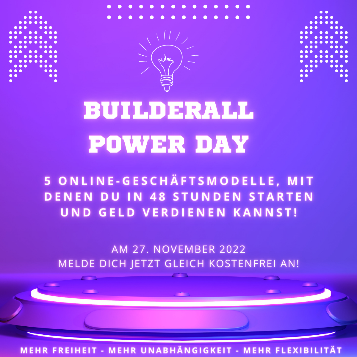 Builderall Powerday 27.11.2022 ab 9:45h Builderall Powerday 27.11.2022 ab 9:45h