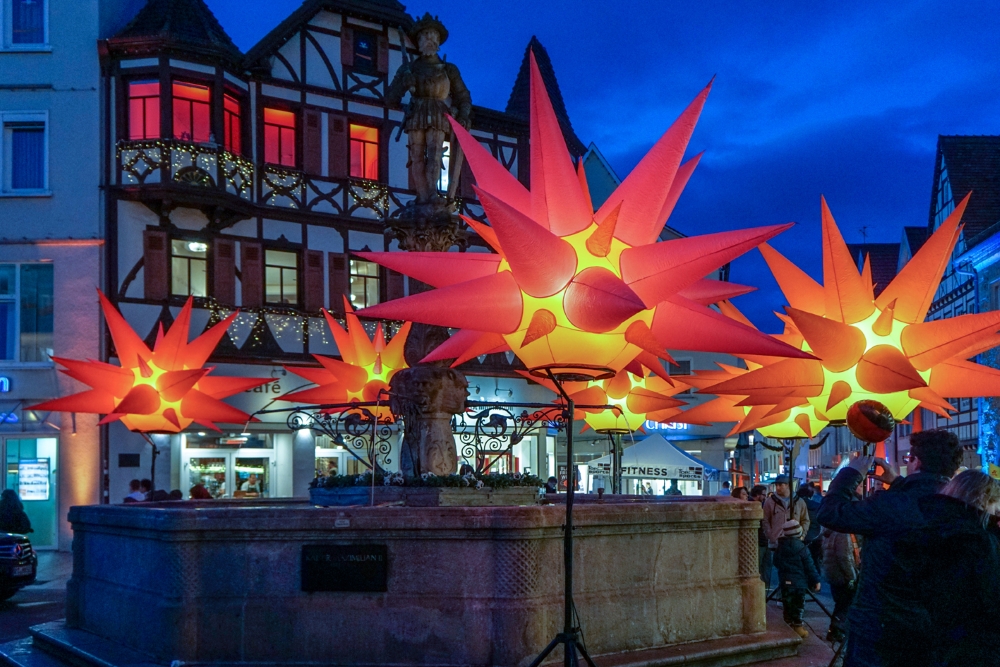 Reutlingen leuchtet- Die Stadt läutet mit magischer Erlebnisnacht den Advent ein (Die Bildrechte liegen bei dem Verfasser der Mitteilung.)