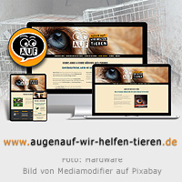 COPYRIGHT: AUGEN AUF! WIR HELFEN TIEREN | Aktiver Tierschutz gegen Tierelend & Tierleid