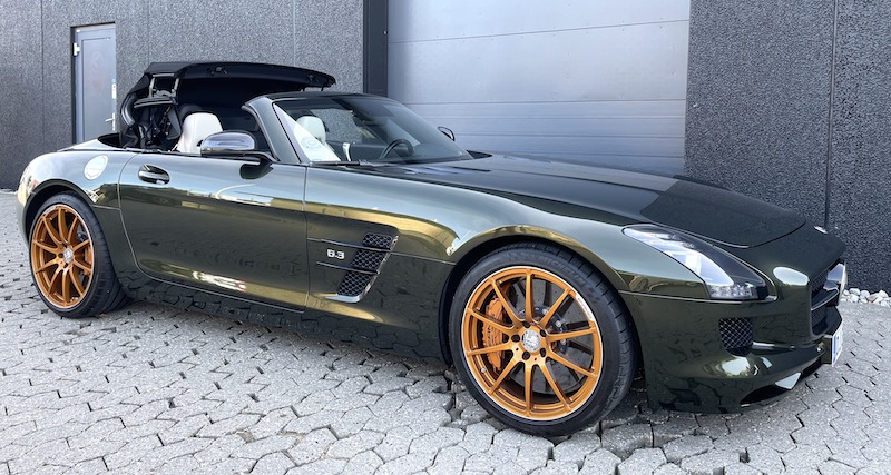 SmartTOP Zusatz-Verdecksteuerung für Mercedes-Benz SLS AMG Roadster (Die Bildrechte liegen bei dem Verfasser der Mitteilung.)