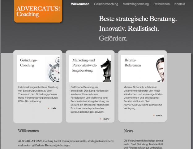 ADVERCATUS! Coaching - beste strategische Unterstützung für Existenzgründer