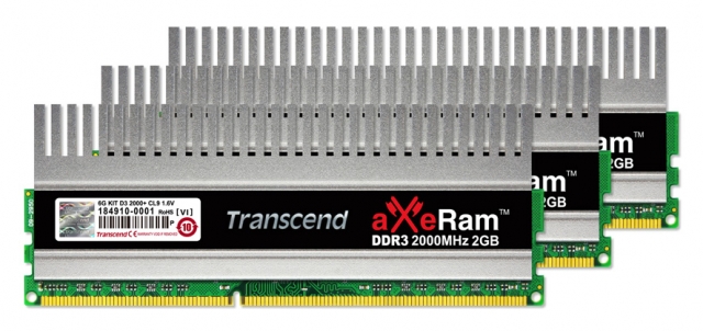 Zwei neue Transcend aXeRam-Module für leistungsstarke PCs Zwei neue Transcend aXeRam-Module für leistungsstarke PCs