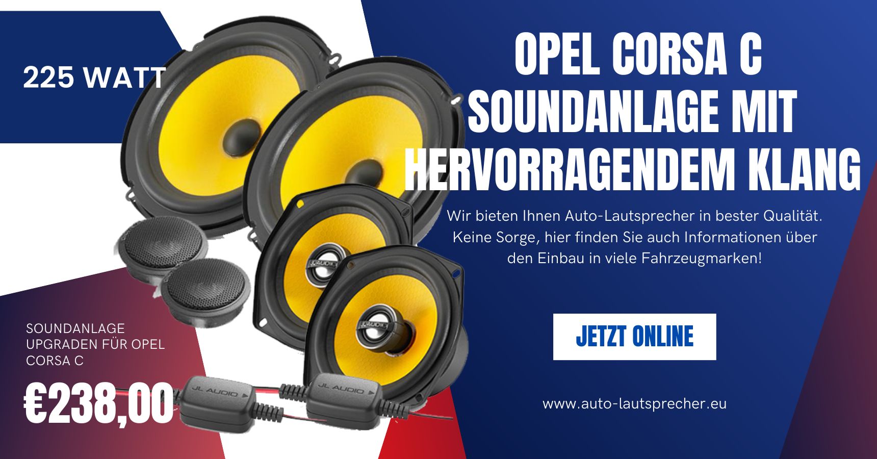 Opel Corsa C Soundanlage mit hervorragendem Klang (Die Bildrechte liegen bei dem Verfasser der Mitteilung.) Opel Corsa C Soundanlage mit hervorragendem Klang (Die Bildrechte liegen bei dem Verfasser der Mitteilung.)