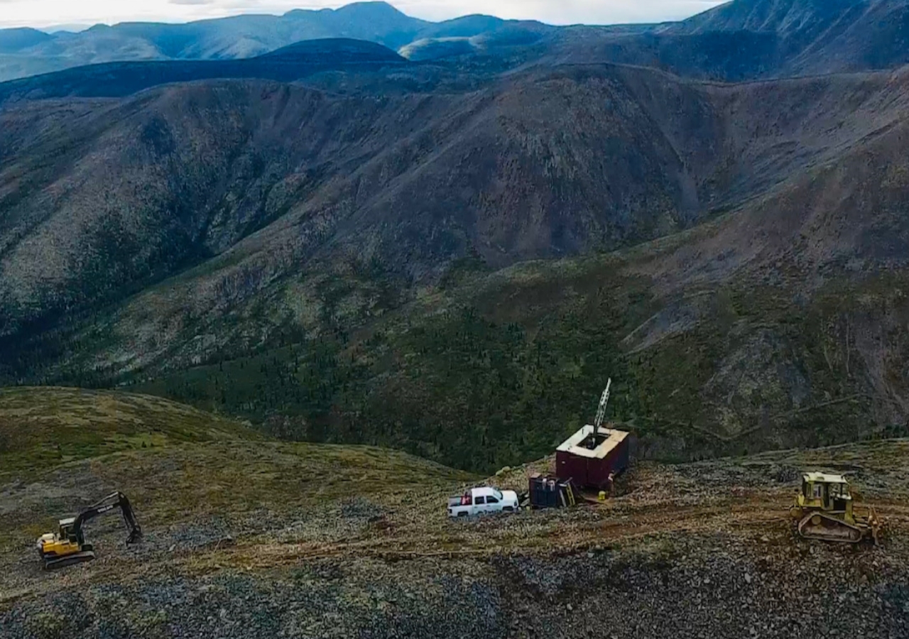 Goldbohrung im Yukon; Foto: Sitka Gold Goldbohrung im Yukon; Foto: Sitka Gold