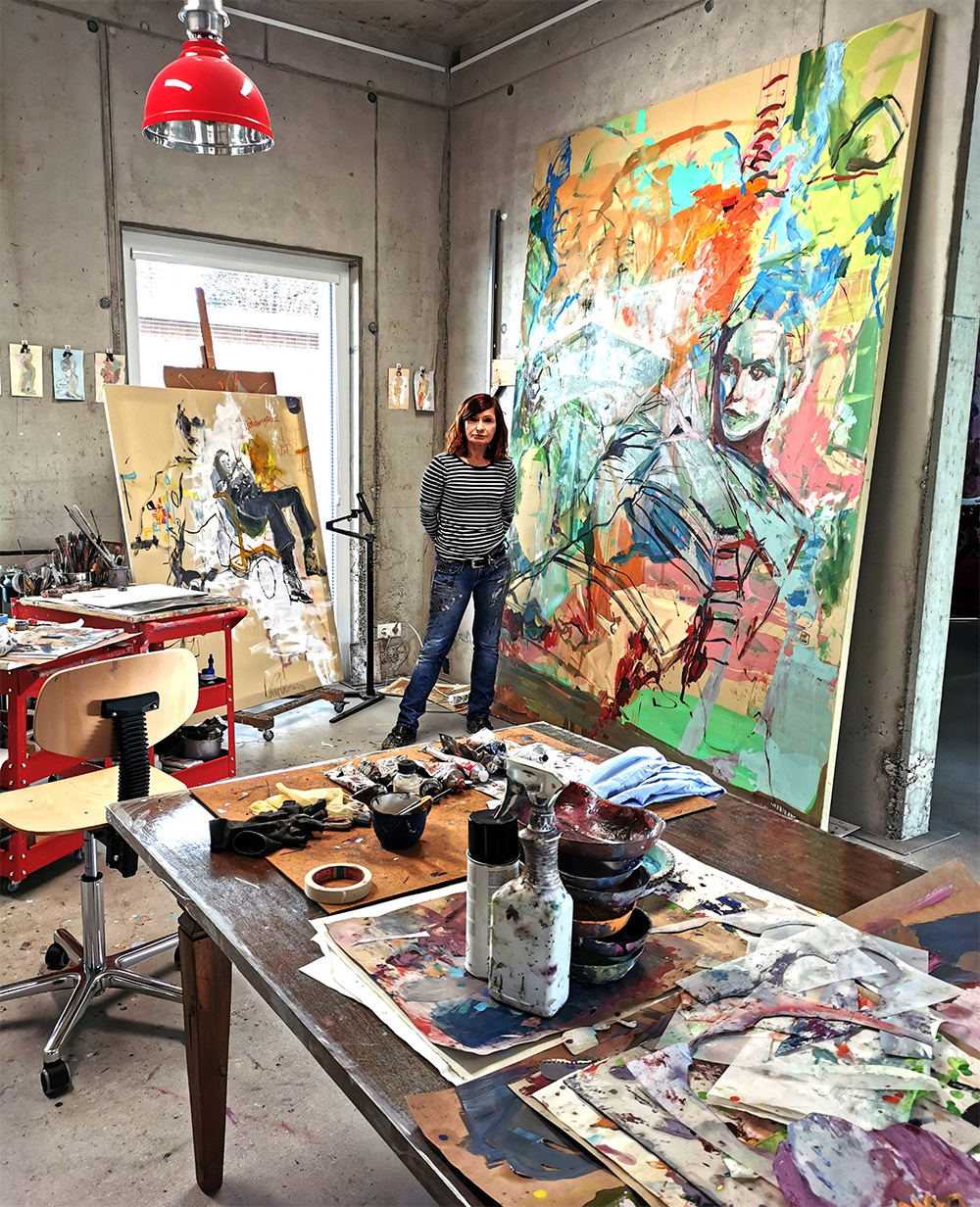 (c) Mila Veljac"a Plaickner in ihrem Künstleratelier (Die Bildrechte liegen bei dem Verfasser der Mitteilung.) (c) Mila Veljac"a Plaickner in ihrem Künstleratelier (Die Bildrechte liegen bei dem Verfasser der Mitteilung.)