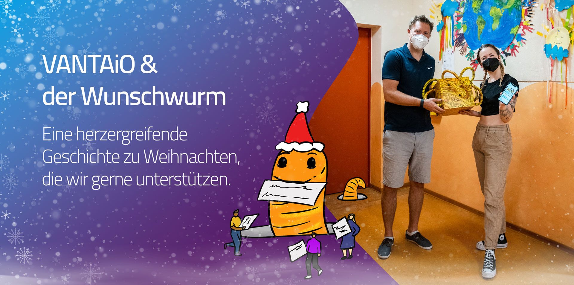 VANTAiO engagiert sich für den Wunschwurm (Die Bildrechte liegen bei dem Verfasser der Mitteilung.) VANTAiO engagiert sich für den Wunschwurm (Die Bildrechte liegen bei dem Verfasser der Mitteilung.)