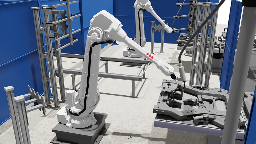 DUALIS schafft neue Freiheitsgrade bei Robotersimulation und -programmierung (Bildquelle: Visual Components)