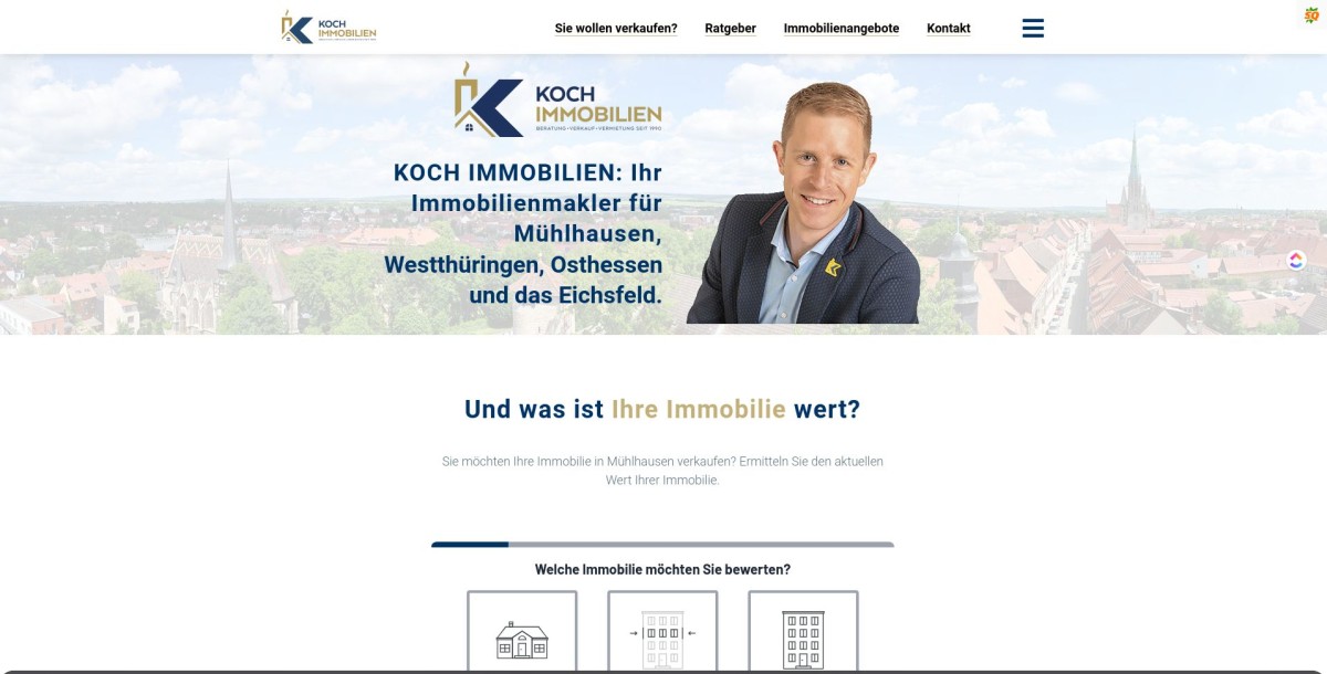 KOCH IMMOBILIEN: Immobilienmakler Mühlhausen (© ) KOCH IMMOBILIEN: Immobilienmakler Mühlhausen (© )